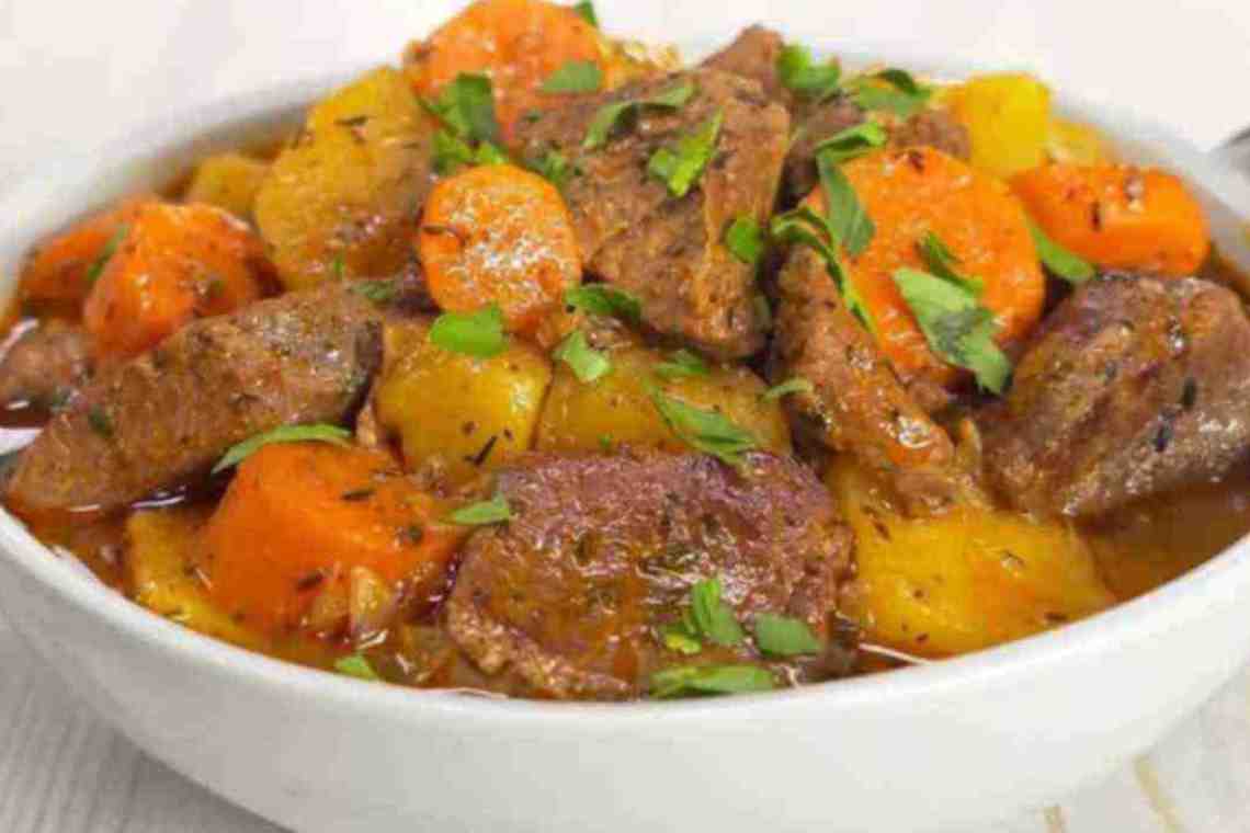 Картофельное рагу с мясом: рецепты