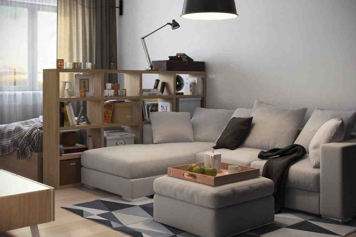Как разместить мебель в однокомнатной квартире