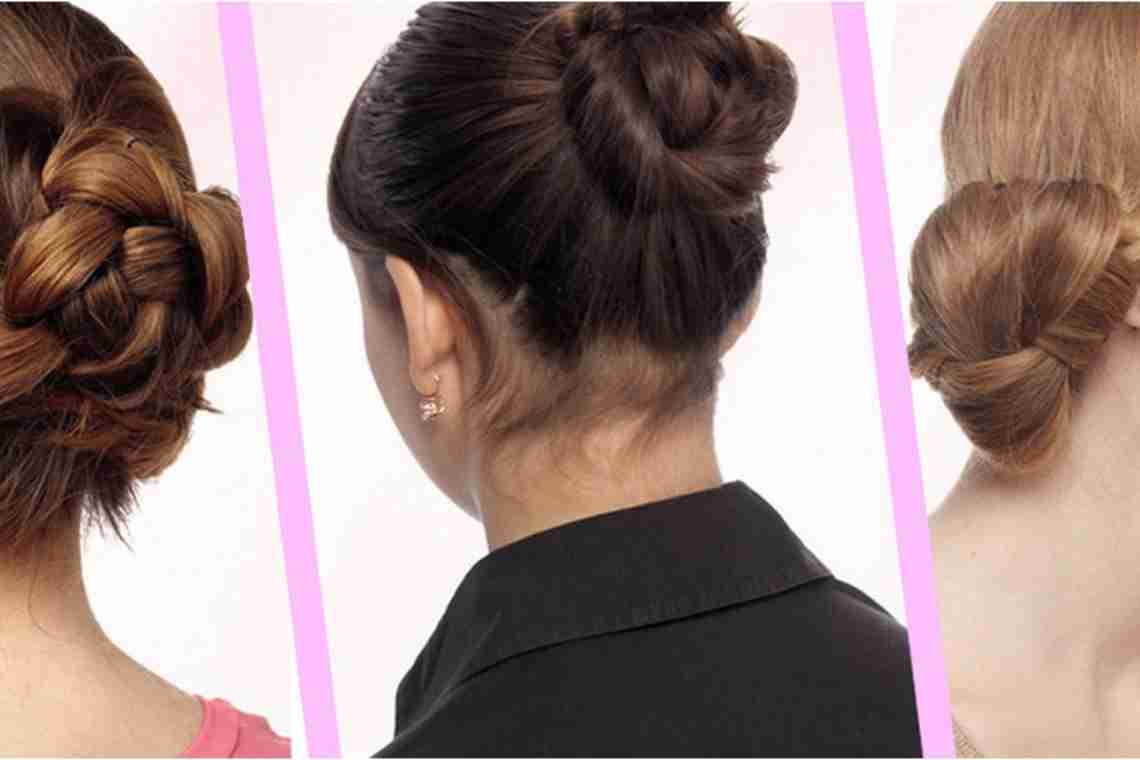 Стильные пучки для средних и длинных волос: 3 классных варианта
