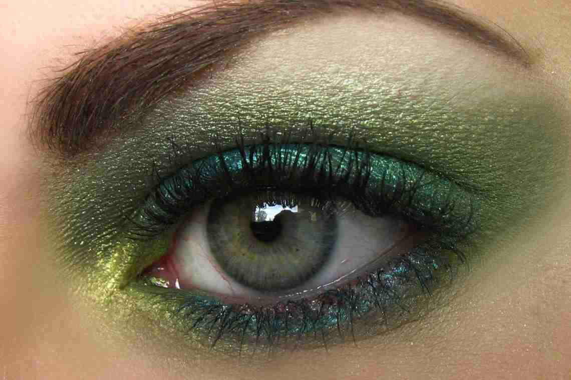 Уроки макияжа для зеленоглазых