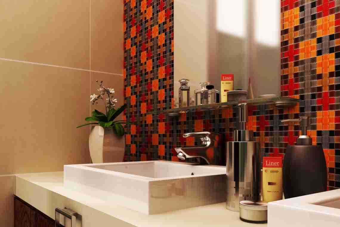 Стеклянная мозаика для ванной
