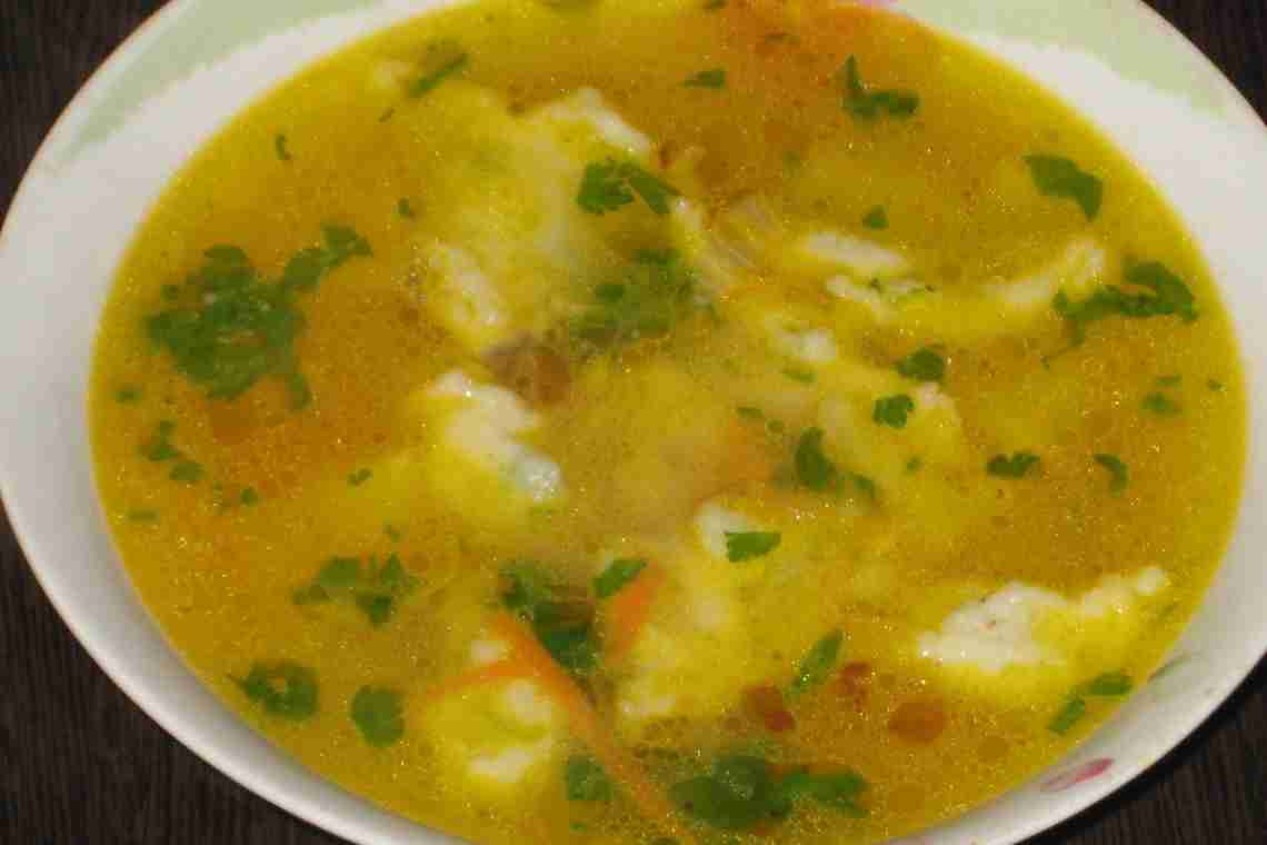 Суп с клецками на курином бульоне: рецепт приготовления