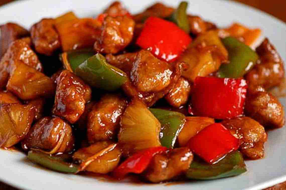 Говядина в пивном соусе по-китайски с овощами
