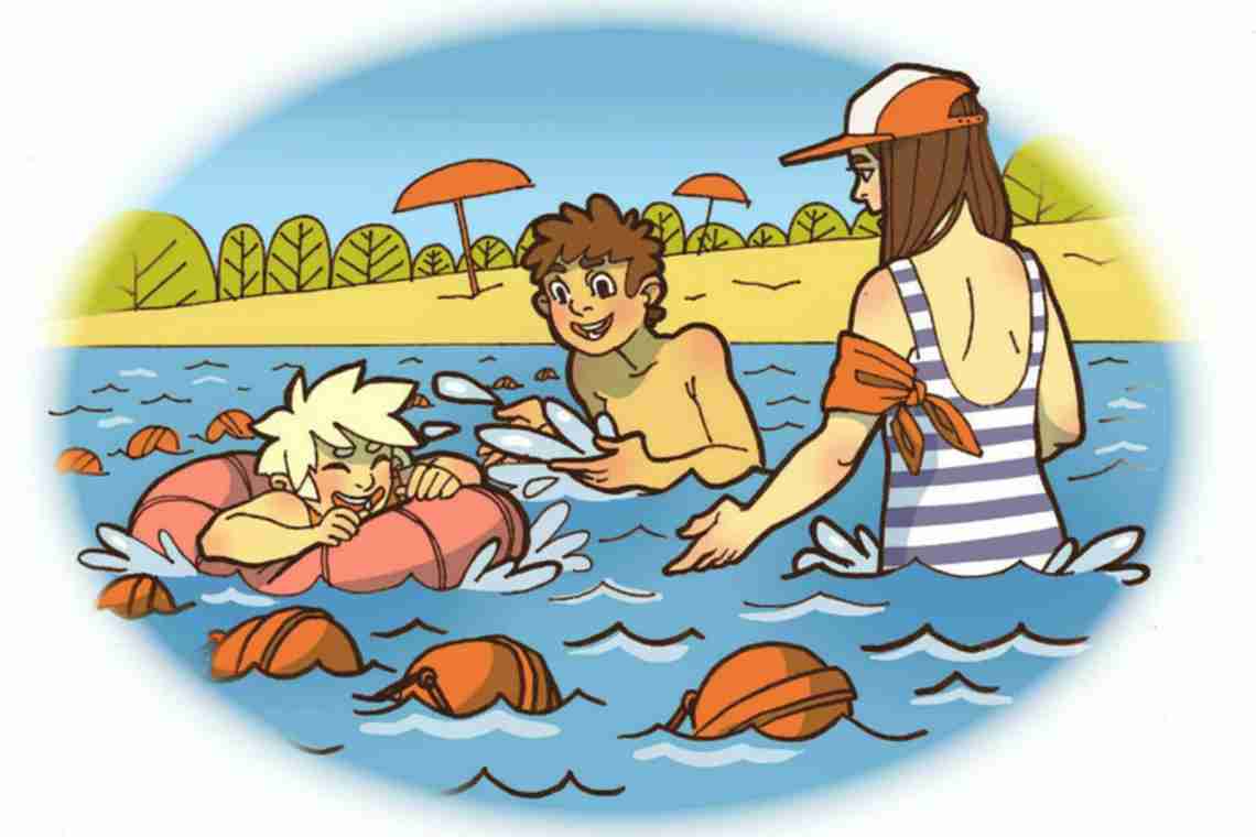 Как обеспечить безопасность детей во время купания летом