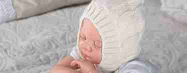 Как связать теплую шапочку новорожденному