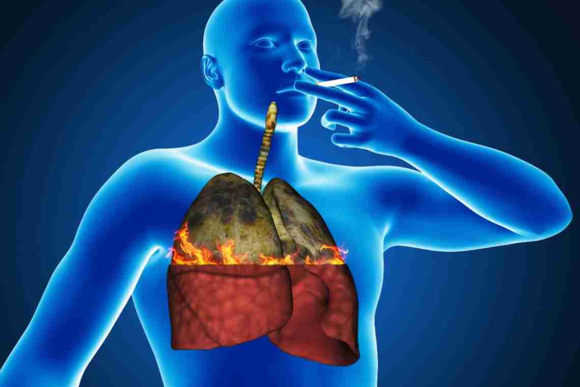 Состав сигарет разрушает организм курильщика