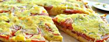Пицца из кабачков: рецепт приготовления