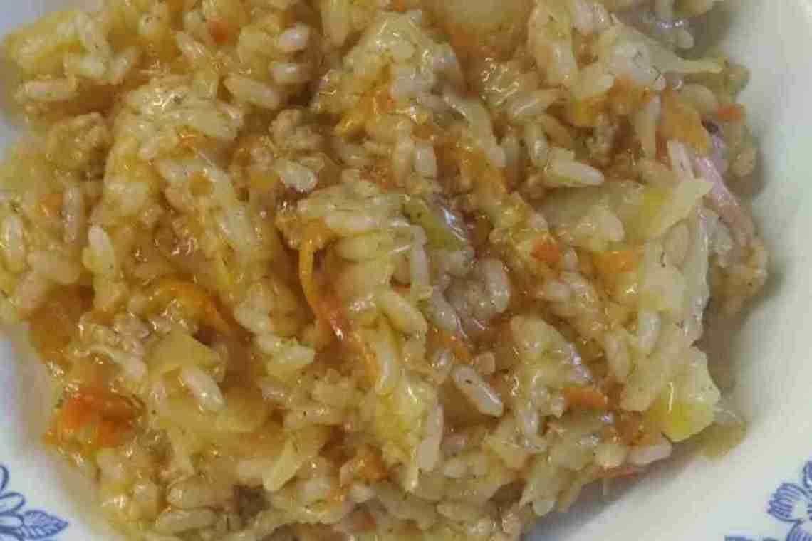 Готовим рис с капустой