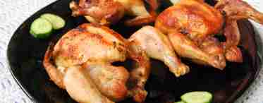 Порционные цыплята корнишоны: рецепт в духовке с овощами