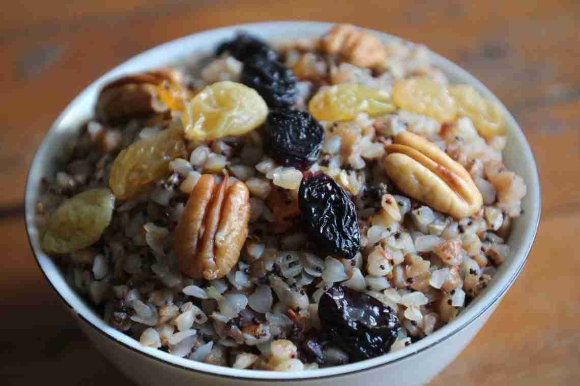 Подробный рецепт кутьи из риса, сухофруктов и орехов