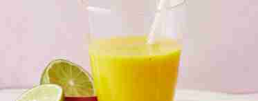 Желтые и оранжевые смузи для здоровья и хорошего настроения