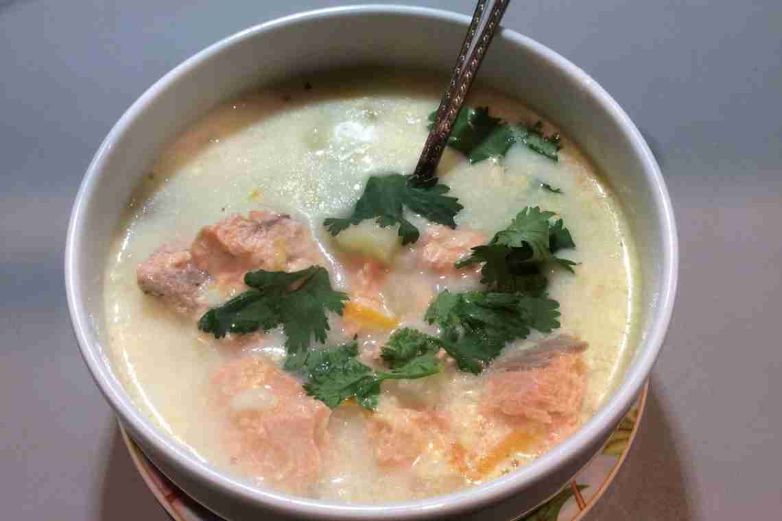 Как приготовить вкусный суп из семги