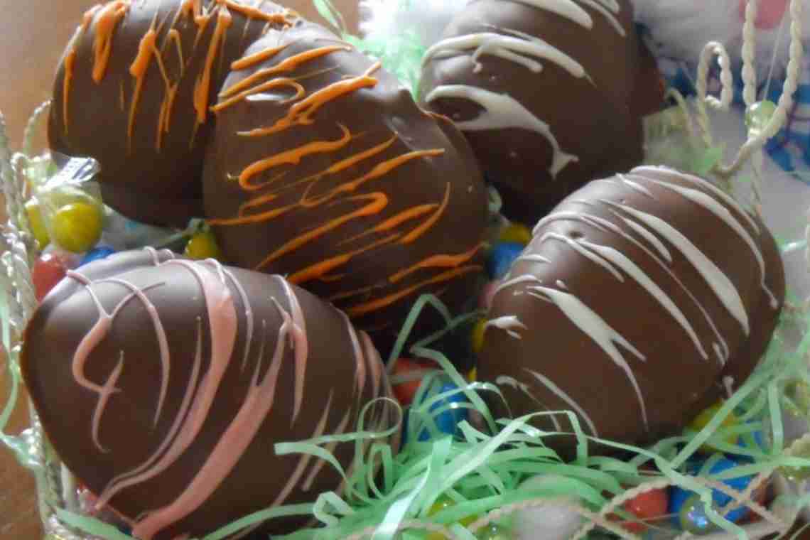 Как приготовить шоколадные пасхальные яйца