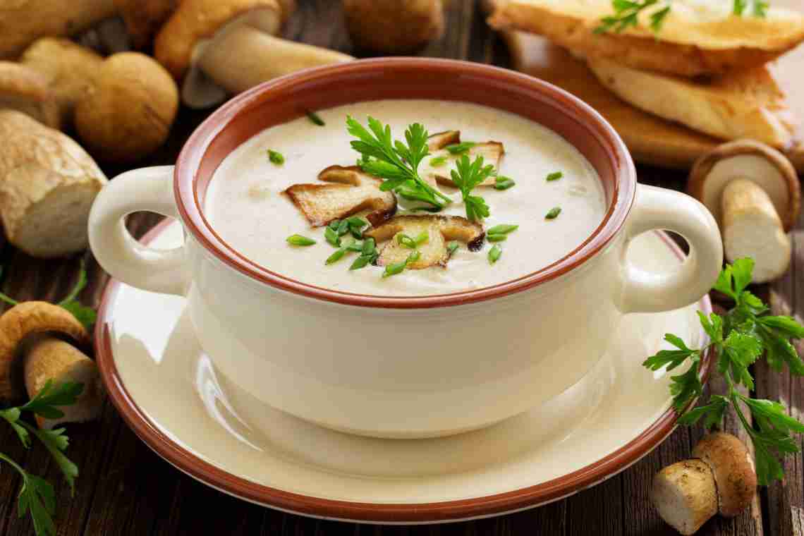 Рецепты грибных супов