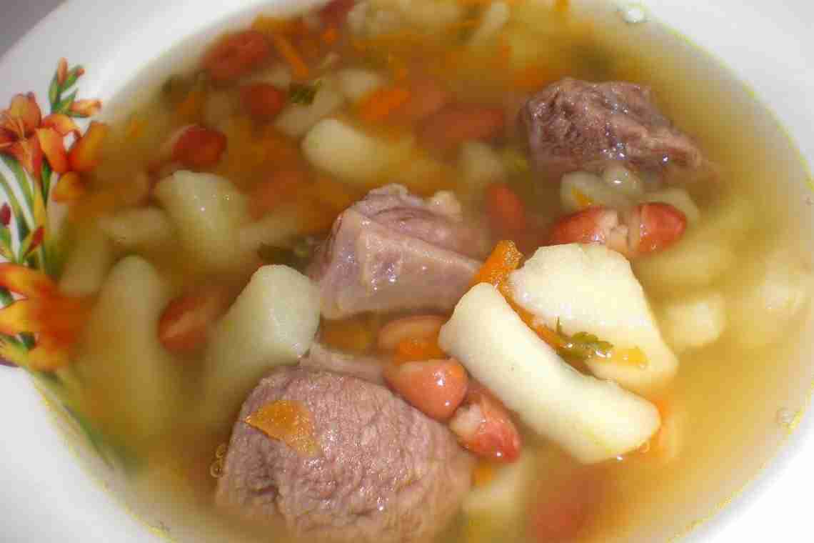 Как приготовить суп на говяжьем бульоне