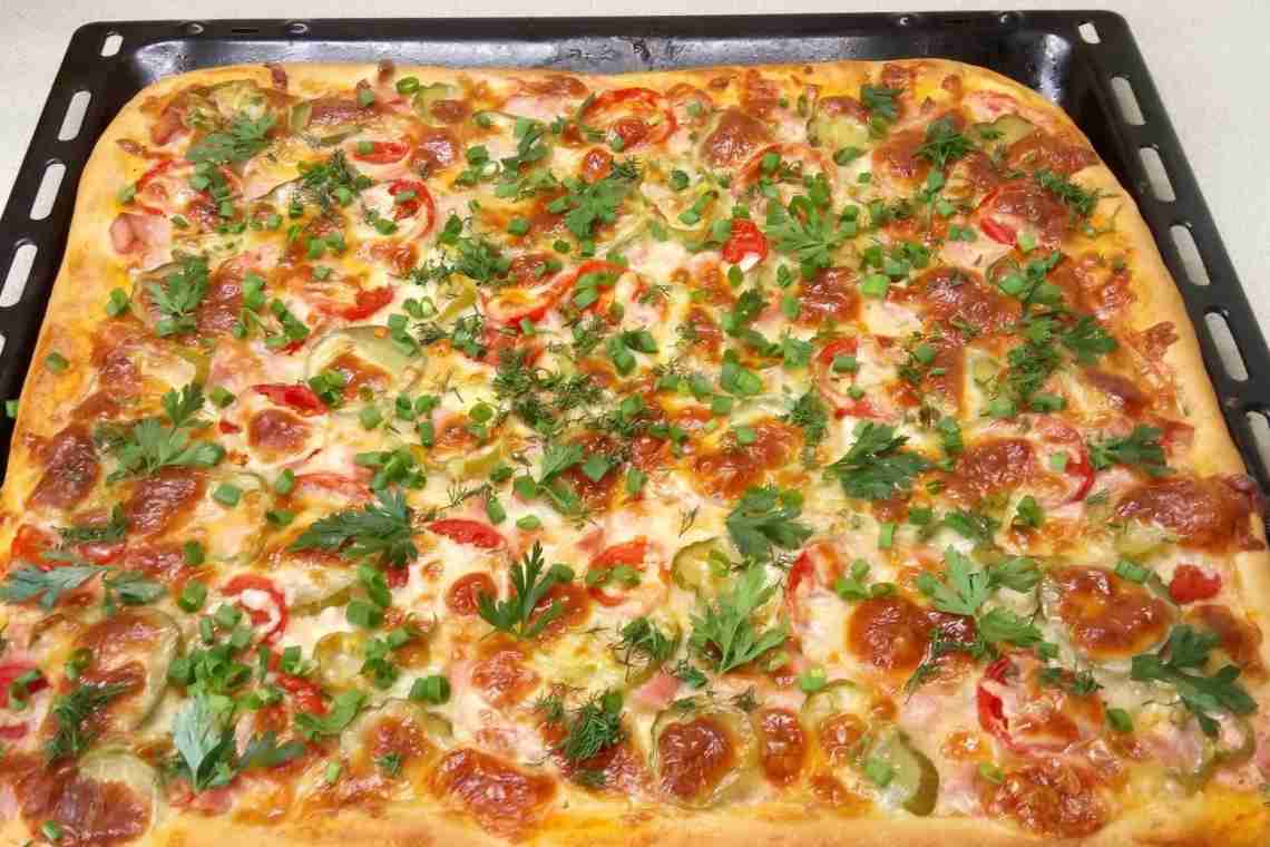 Простой рецепт домашней пиццы