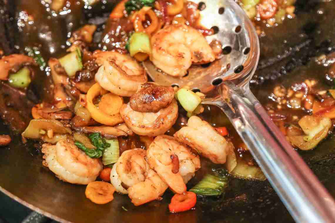 Как приготовить креветки с мидиями в соусе терияки: рецепт
