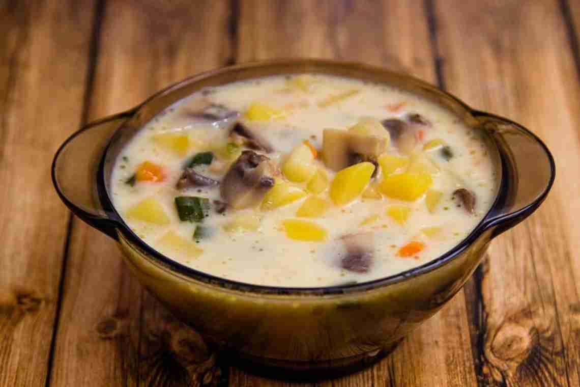 Как приготовить суп с шампиньонами и сыром