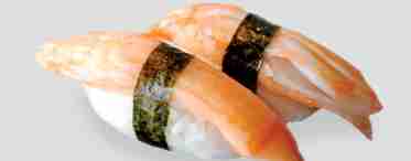 Нигири-суши с мидиями и петрушкой