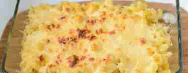 Как запечь макароны с цветной капустой под сыром в духовке