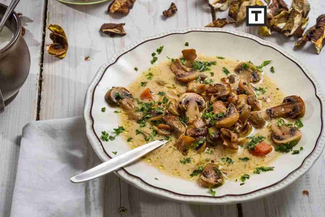 Как сделать грибной суп по-старомосковски