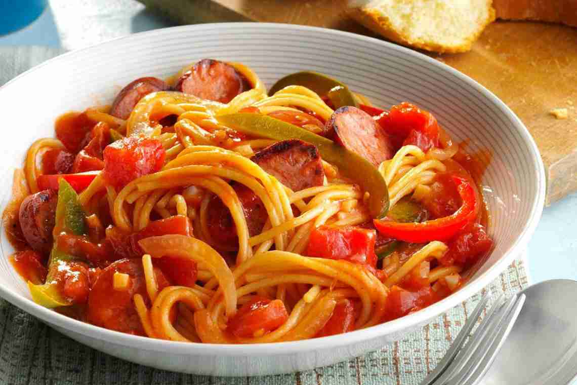 Как приготовить пасту с томатно-овощным соусом