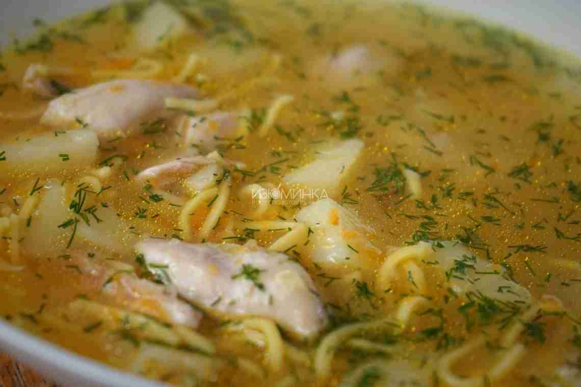 Как приготовить суп с вермишелью