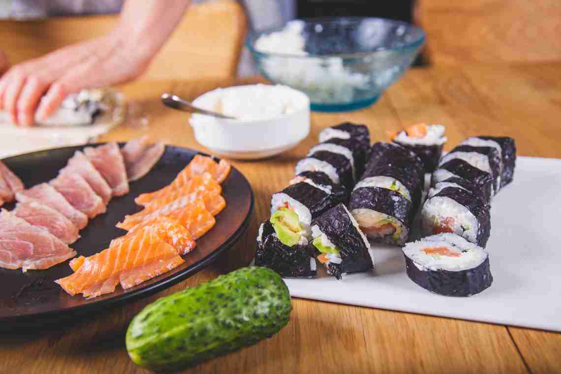 Как приготовить домашние суши