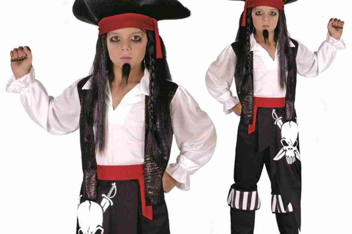 Как сделать ребенку костюм пирата