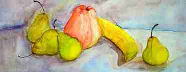 Натюрморт с фруктами: как нарисовать поэтапно