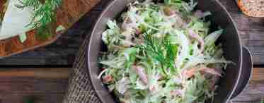 Капустний салат з м'ясом