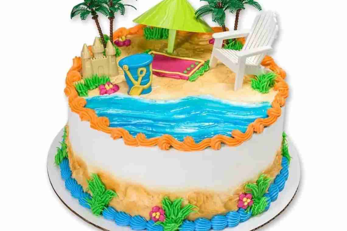 Зефірний торт для дітей Таємничий острів